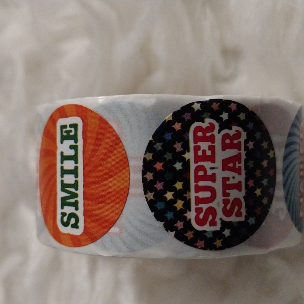 500 Thank you stickers